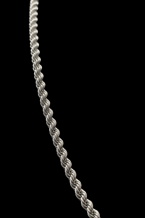 "Aria de Toscana" – Cordón Turbillón en Plata Italiana